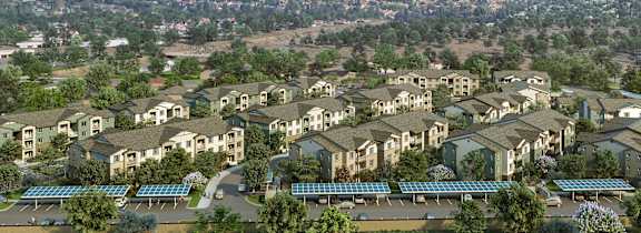 Arial view of Alma Santa Paula