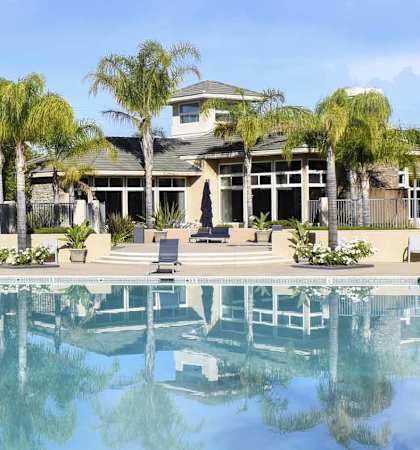Huge community pool