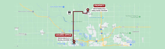 a map of the closure