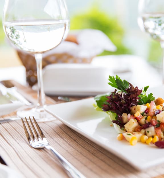 Neighborhood Restaurant - stock image