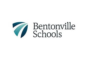 The image is a logo of Bentonville Schools.