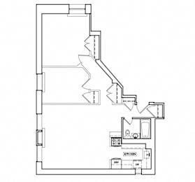  Floor Plan Two Bedroom