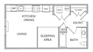 luxury rental studio one two bedroom apartments at city line east in jersey city Hudson county nj new jersey near nyc new York city