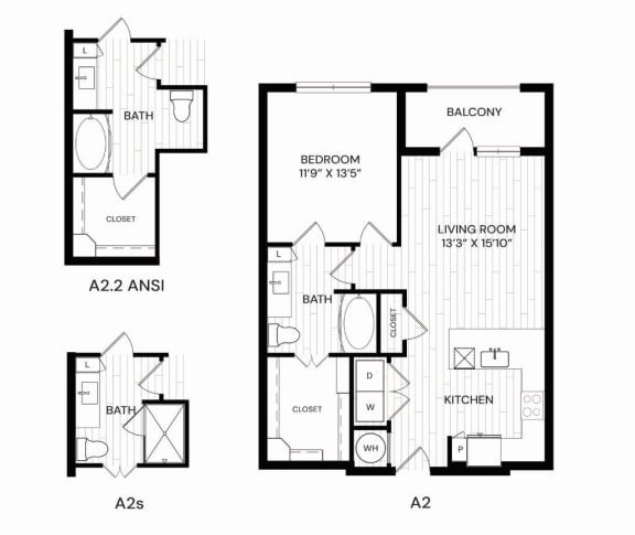 Aura Southgate A2 Floor Plan