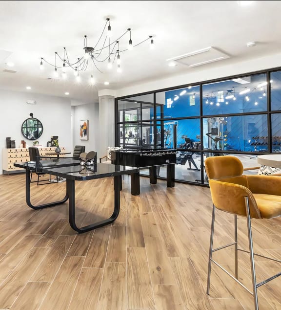 Mesa Verde Clubhouse Clubhouse with Booth Seating Table Tennis and Fooseball Table