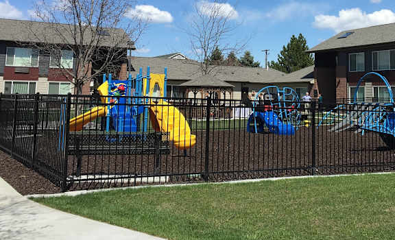 Image of a playground outside the apartments