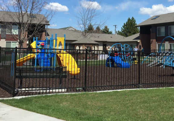 Image of a playground outside the apartments