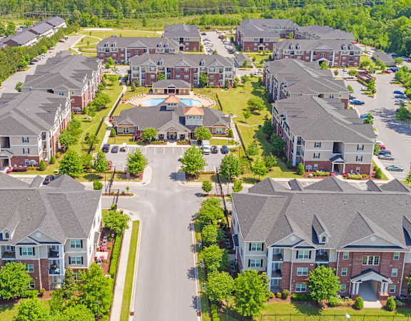 Drone View at The Heritage at Arlington Apartment Homes, North Carolina, 27834