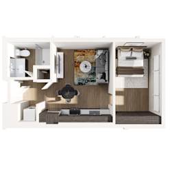 Studio B at The Terrace at Academy Village