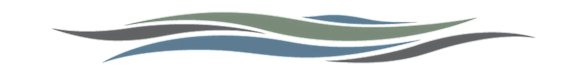 A black background with a blue and green wavy line.