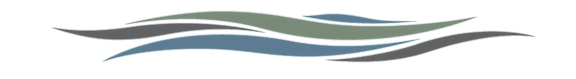 A black background with a blue and green wavy line.