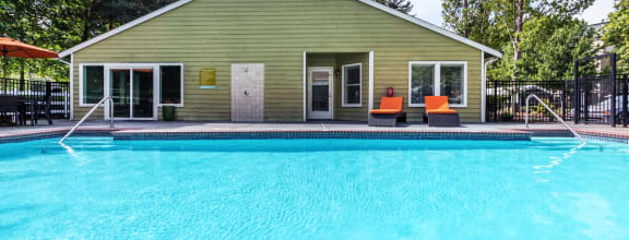 our apartments showcase a swimming pool
