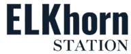 A dark image with the words ELKhorst STATION in white.
