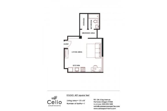 of upper level floor plan of the office building