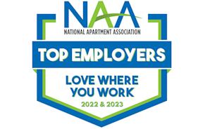 an image of the naa top employers love where you work logo