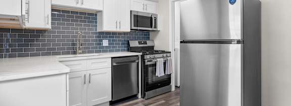 Stylish Kitchen at The Rand Apartments, Columbus, OH, 43227