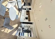 Thumbnail 27 of 44 - an aerial view of the clubhouse sitting area at The Bryant Apartments at Yorba Linda, Yorba Linda, CA
