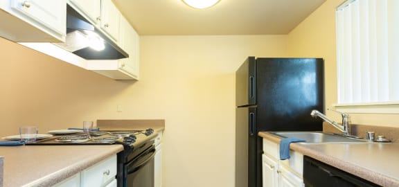 fully equipped kitchens