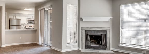 Unfurnished Living Area at Infinity on the Mark, Dallas, TX, 75243