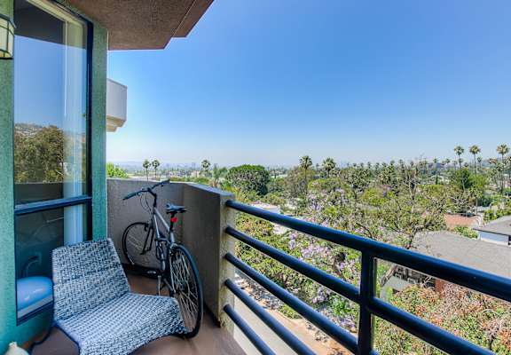 Balconies With City And Mountain Views at Hollywood Vista, California