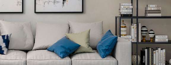 Stunning living room at The Apartments at The Sycamores, Reston, Virginia