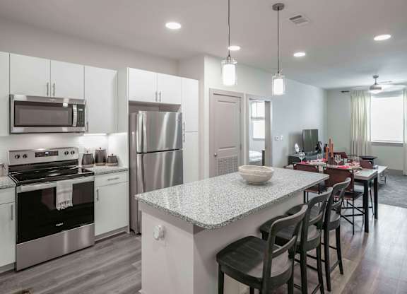 Open concept floor plans