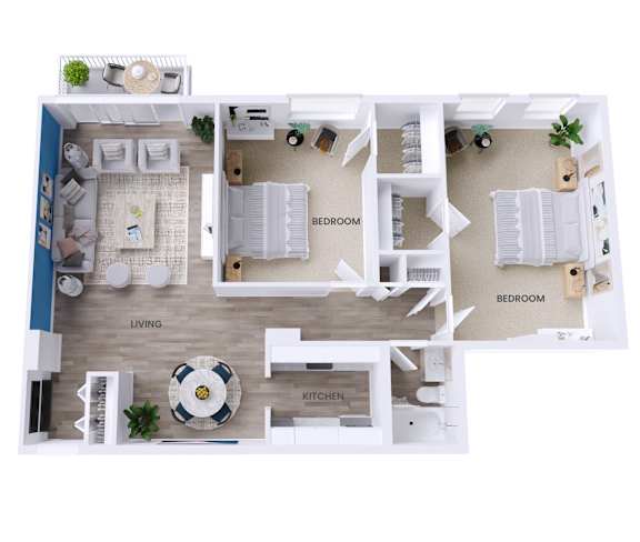 Floor Plan  B3 Floor Plan at Avondale Overlook, Hyattsville, MD
