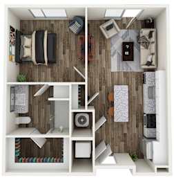 Waverly 3D Floor Plan