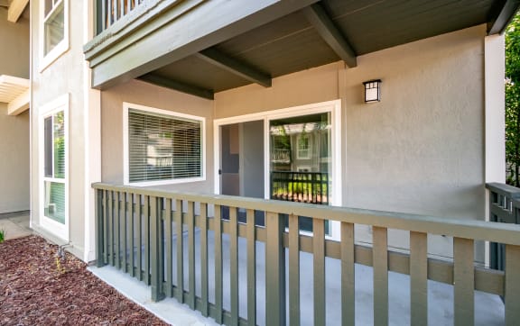 Porch  at Pleasanton Glen Apartments, Pleasanton, CA