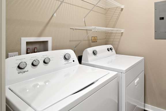 Full Size Washer Dryer Included at Aventura at Wild Horse Creek, Chesterfield, Missouri