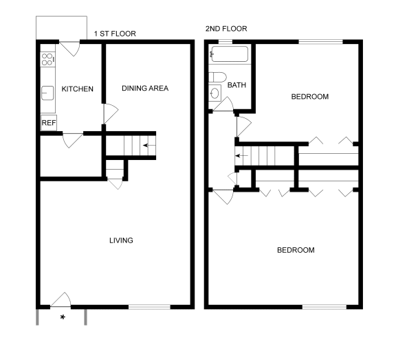 Floor Plans of Roswell Court Condos in Atlanta GA
