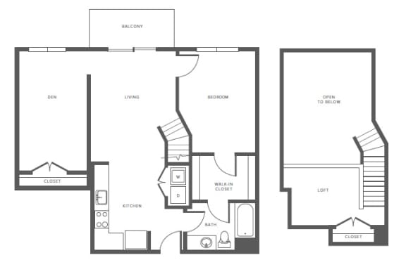 A6(1) floor plan at Windsor at Hopkinton, Massachusetts, 01748