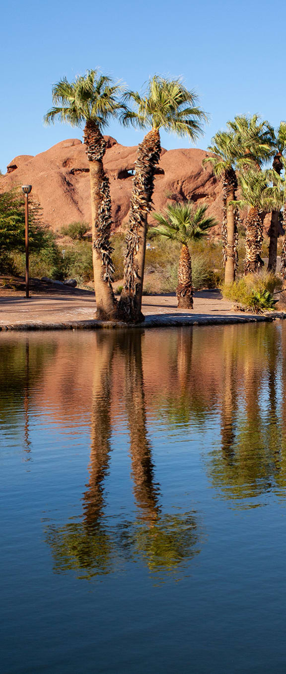 Papago park stock photo at Villa Contento Apartments in Scottsdale, AZ