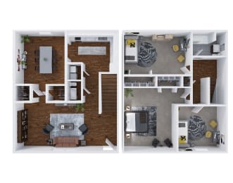 bedroom floor plan an in 2 bed 2 bath apartment at the historic electric building in fort worth