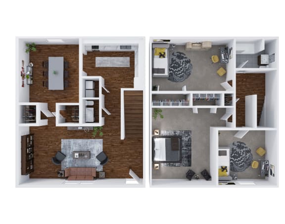 bedroom floor plan an in 2 bed 2 bath apartment at the historic electric building in fort worth