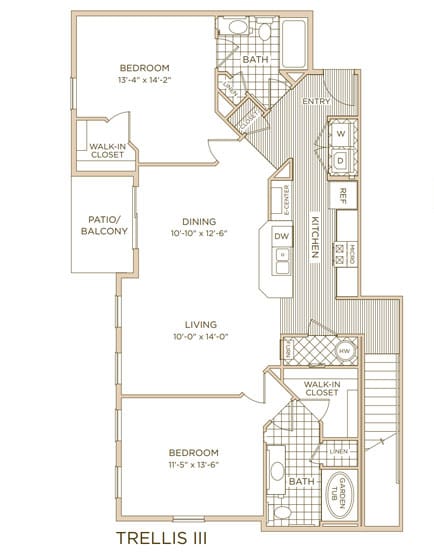 a floor plan of a house