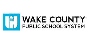 The image is a logo of Wake County Public School System.