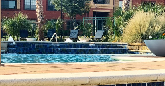 Tranquil Fountains at Bella Madera Swimming Pool