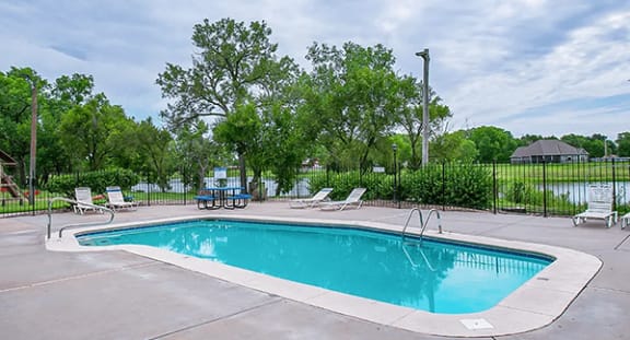 take a dip in our resort style pool