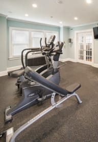 Fitness Center With Modern Equipment at Cedar Park Apartments, Troy, NY, 12180