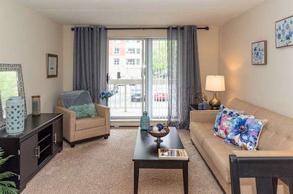 Living Room with Balcony