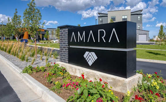 Entrance to Amara Apartments