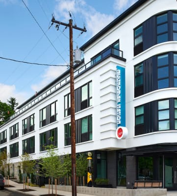 Multnomah Station Apartments Building Exterior