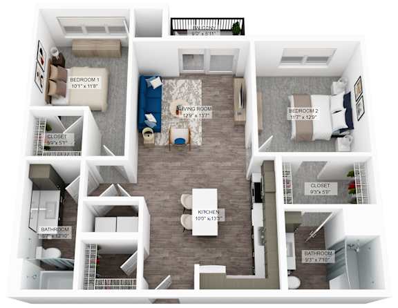 Floor Plan  a floor plan of unit c of the unit c1 floor plan