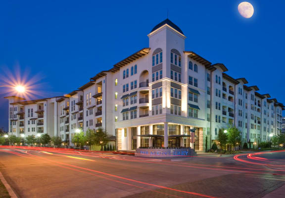 Street view of Apartment Building at The Monterey by Windsor, 3930 McKinney Avenue, TX