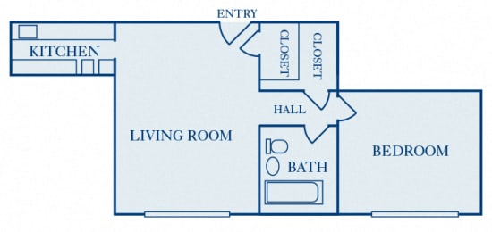 Quality Hill Towers - A8 - 1 bedroom - 1 bath