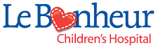 A logo for Le Bonheur Children's Hospital.