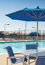 Swimming pool at Vivant Woodholme, Pikesville