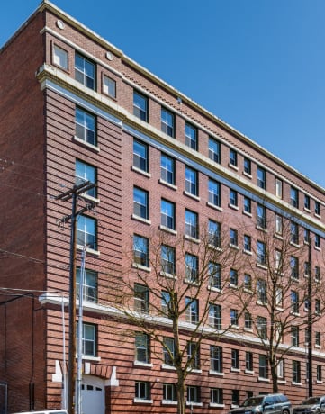 The Breslin Apartments Exterior Building and Street