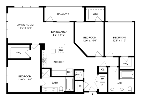 Satori Town Center C2A floor plan